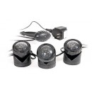 Super Bright White LED Pond Light and Accessories - Set of 3