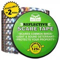 Bird Repellent Scare Tape - Simple Control Device to Keep Away Woodpeckers, Pigeons, Grackles and More. Defense Works Great with Netting and Spikes...
