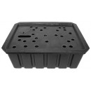 EasyPro RBH21B Rectangle Redi-Basin for Statues/Bubbling Rocks/Fountains, 21 by 28-Inch