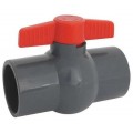 Hayward QVC1015SSEG 1-1/2-Inch Gray QVC Series Compact Ball Valve with Socket End Connection