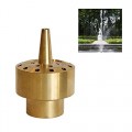 NAVADEAL 3/4" DN20 Brass Blossom Water Fountain Nozzle Spray Pond Sprinkler Head