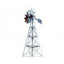 Outdoor Water Solutions AWS0012 16-Feet Galvanized 3-Legged Aeration System Windmill
