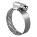 Pro Tie 33021 SAE Size 96 Range 5-1/2-Inch-6-1/2-Inch Regular Duty All Stainless Hose Clamp, 6-Pack