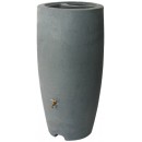 Algreen Products Athena Rain Barrel, 80-Gallon, Charcoal Stone