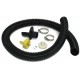 Algreen 81052 Rain Barrel Deluxe Diverter Kit Black