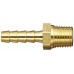Anderson Metals 57001-0404 Brass Hose Fitting, Adapter, 1/4" Barb x 1/4" NPT Male Pipe Anderson Metals 57001-0404 Brass Hose Fitting, Adapter, 1/4" Barb x 1/4" NPT Male Pipe