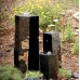 Aquascape 98264 3 Semi-Polished Stone Basalt Columns Sm 12" H, Med 20" H, Large 27" H for Pond Water Feature Waterfall Landscape and Garden