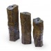 Aquascape Mongolian Basalt Stone Fountain Columns, Set of 3, 24-Inch, 30-Inch, 36-Inch | 58062 Aquascape Mongolian Basalt Stone Fountain Columns, Set of 3, 24-Inch, 30-Inch, 36-Inch | 58062