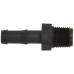 Banjo HB050 Polypropylene Hose Fitting, Adapter, 1/2" NPT Male x 1/2" Barbed