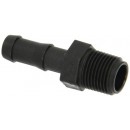 Banjo HB050 Polypropylene Hose Fitting, Adapter, 1/2" NPT Male x 1/2" Barbed