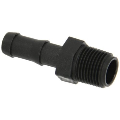 Banjo HB050 Polypropylene Hose Fitting, Adapter, 1/2" NPT Male x 1/2" Barbed