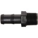 Banjo HB075 Polypropylene Hose Fitting, Adapter, 3/4" NPT Male x 3/4" Barbed