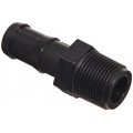 Banjo HB075 Polypropylene Hose Fitting, Adapter, 3/4" NPT Male x 3/4" Barbed