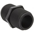 Banjo NIP075-SH Polypropylene Pipe Fitting, Short Nipple, Schedule 80, 3/4" NPT Male, 1-13/16" Length