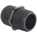 Banjo NIP100-SH Polypropylene Pipe Fitting, Short Nipple, Schedule 80, 1" NPT Male, 2" Length