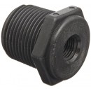 Banjo RB100-025 Polypropylene Pipe Fitting, Reducing Bushing, Schedule 80, 1 NPT Male x 1/4" NPT Female