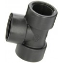 Banjo TEE125 Polypropylene Pipe Fitting, Tee, Schedule 80, 1-1/4" NPT Female