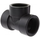 Banjo TEE200 Polypropylene Pipe Fitting, Tee, Schedule 80, 2" NPT Female