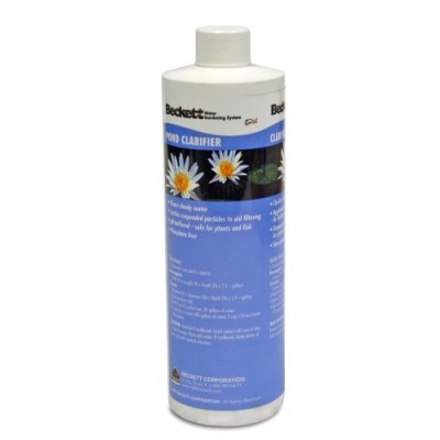 Beckett Pond Plus Water Treatments Pond Clarifier 16oz Bottle for Ponds Model CPPC16