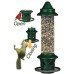 Brome 1024 Squirrel Buster Plus Wild Bird Feeder with Cardinal Perch Ring