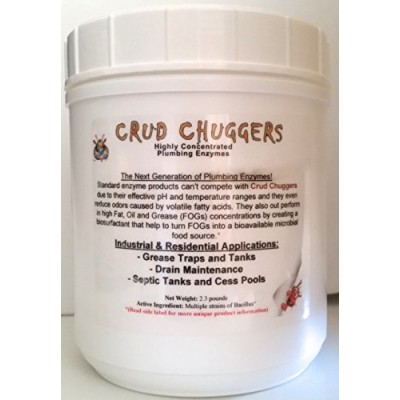 Crud Chuggers 2.3lb Jar Grease Trap & Drain Enzyme Treatment