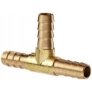 Dixon 179-0606 Brass Hose Splicer Fitting, Tee, 3/8" Hose ID Barbed