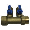 EasyPro Pond Statuary Splitter with 3/4-Inch Valves, 1-Inch