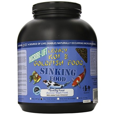 Ecological Labs MLLSPLG Microbe Lift Sinking Pellets Koi & Goldfish Food, 5-Pounds 12-Ounces