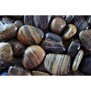 Exotic PSS1030 Polished Pebble, Striped, 5 Pounds, 1/2-Inch to 1-Inch