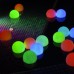 Set of 12 Mood Light Garden Deco Balls- Battery Operated 3" Floating Color Changing LED Balls for Pools, Ponds & More