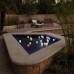 Set of 12 Mood Light Garden Deco Balls- Battery Operated 3" Floating Color Changing LED Balls for Pools, Ponds & More
