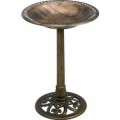 Gardman BA01281 Antique Bronze Pedestal RESIN Bird Bath