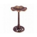 Gardman BA01282 Resin Copper Lily Bird Bath Antique