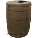 Good Ideas RW50-OAK Rain Wizard Rain Barrel 50 Gallon, Oak