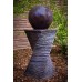 30" Floating Sphere Fountain: Outdoor Water Feature, Garden Fountain, Patio Fountain. Great Water Fountain for All Outdoor Spaces