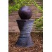 30" Floating Sphere Fountain: Outdoor Water Feature, Garden Fountain, Patio Fountain. Great Water Fountain for All Outdoor Spaces