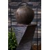 30" Floating Sphere Fountain: Outdoor Water Feature, Garden Fountain, Patio Fountain. Great Water Fountain for All Outdoor Spaces