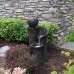 35" Floating Sphere Waterslide Fountain - Indoor/Outdoor Water Feature Great for Patios and Gardens