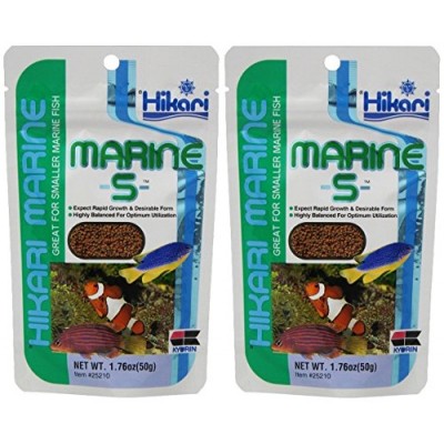 Hikari Usa Inc Marine S pellets, 1.76 Ounces Per Pack (2 Pack)