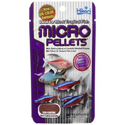 Hikari Tropical Semi-Floating Micro Pellets for Pets, 0.77-Ounce