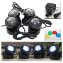 Jebao PL1LED-4 Submersible Pond LED Light with Colored Lenses