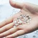 jollylife 800 Diamond Table Confetti Wedding Bridal Shower Party Decorations 4 Carat/ 10mm Clear