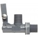 Kerick Valve PT050525 PVC Float Valve, Tank Mount, 12.5 gpm at 60 psi, 1/2" NPT Male