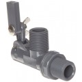 Kerick Valve PT050525 PVC Float Valve, Tank Mount, 12.5 gpm at 60 psi, 1/2" NPT Male