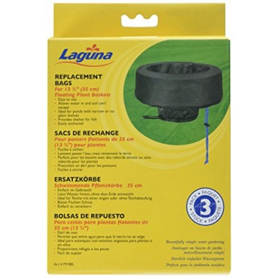 Laguna Floating Medium Plant Basket Replacement Bag, 3-Pack