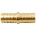 MettleAir 129-10-1PK 5/8" ID Hose Barb Mender/Splicer/Joiner/Union Fitting Brass Tubing Hose Adapter/Coupler