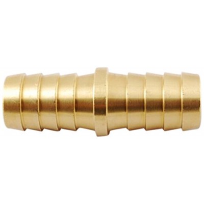 MettleAir 129-10-1PK 5/8" ID Hose Barb Mender/Splicer/Joiner/Union Fitting Brass Tubing Hose Adapter/Coupler MettleAir 129-10-1PK 5/8" ID Hose Barb Mender/Splicer/Joiner/Union Fitting Brass Tubing Hose Adapter/Coupler