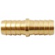 MettleAir 129-10-1PK 5/8" ID Hose Barb Mender/Splicer/Joiner/Union Fitting Brass Tubing Hose Adapter/Coupler