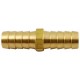 MettleAir 129-8-1PK 1/2" ID Hose Barb Mender/Splicer/Joiner/Union Fitting Brass Tubing Hose Adapter/Coupler