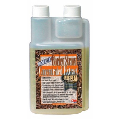 Microbe Lift 16-Ounce Pond Barley Straw Concentrate Plus Peat Extract Concentrate B6
